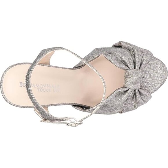 Touch Ups Women's Sailor Heeled Sandal Benjamin Walk Size 9M Pewter - Picture 5 of 9